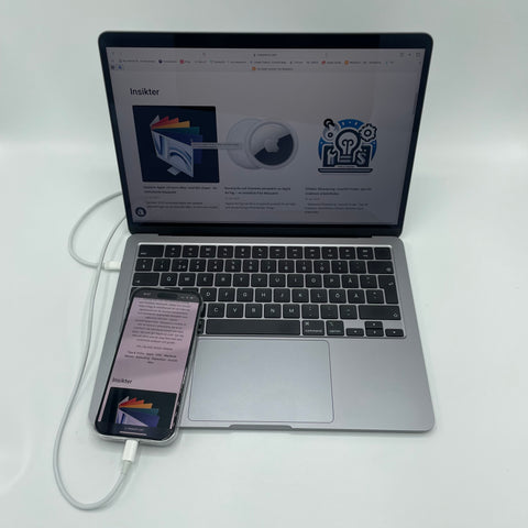 Välj lokal backup för din iPhone eller iPad på macOS Sonoma