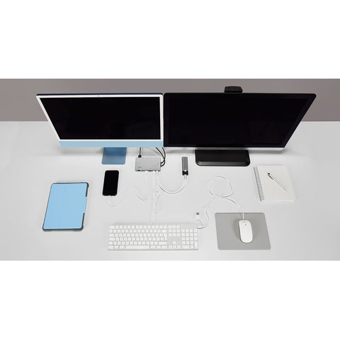 LMP USB-C Display Dock 2 4K, 12-Port, space gray