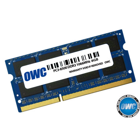 8.0GB OWC PC-8500 DDR3 1066MHz 204-Pin SO-DIMM Memory Module