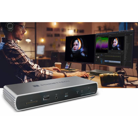 SONNET Echo 11 Thunderbolt 4 Docking Station, 90W PD Dockningsstation SONNET Echo 11 Thunderbolt 4 Dock| Thunderbolt docka för Mac