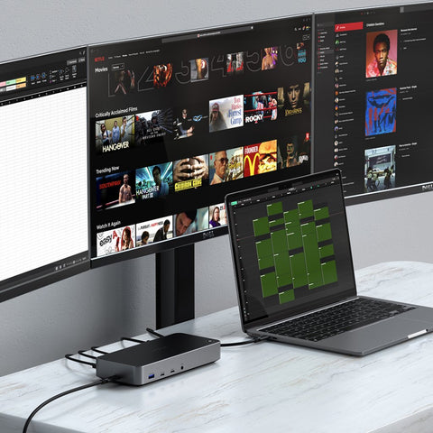 Satechi Triple 4K Display dockningsstation