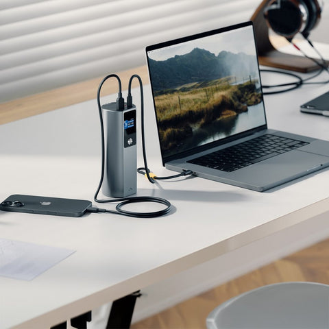 ALOGIC Ark 27 000 mAh powerbank med 140 W USB-C-laddning ALOGIC Ark 27 000 mAh powerbank | Powerbank Mac