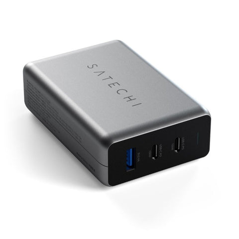 Satechi 100W GaN PD-reseladdare med dubbla USB-C och USB-A-uttag