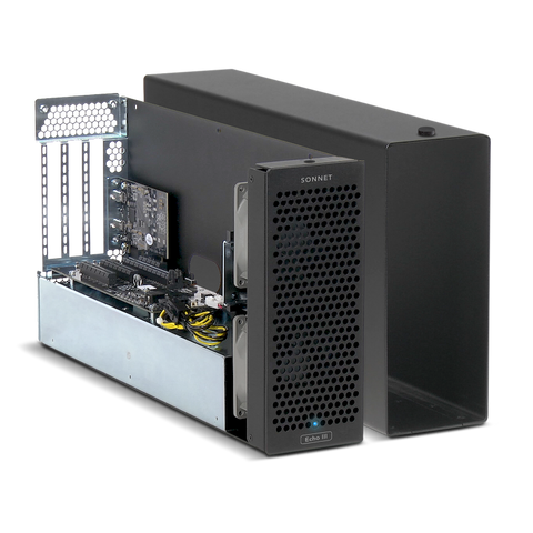 SONNET Echo III Desktop 3-Slot Thunderbolt 3 PCIe Chassis Expansionskort