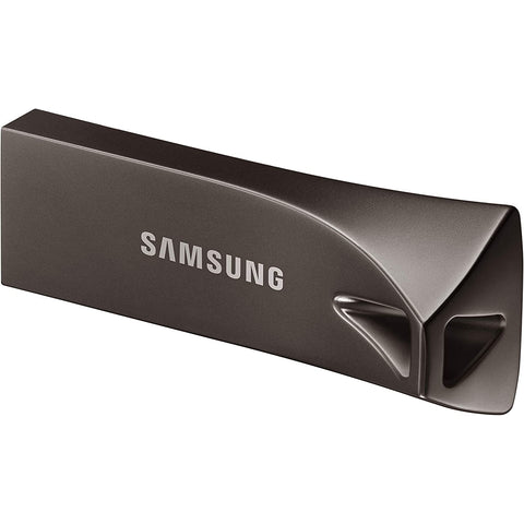 Samsung BAR Plus 128 GB Typ-A 400 Mb/S USB 3.1 Minne, (MUF-128BE4/APC), Titangrå USB-minnen