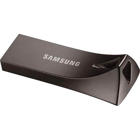 Samsung BAR Plus 128 GB Typ-A 400 Mb/S USB 3.1 Minne, (MUF-128BE4/APC), Titangrå USB-minnen