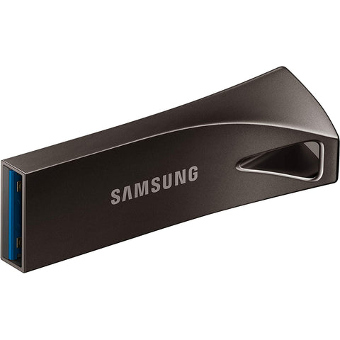 Samsung BAR Plus 128 GB Typ-A 400 Mb/S USB 3.1 Minne, (MUF-128BE4/APC), Titangrå USB-minnen
