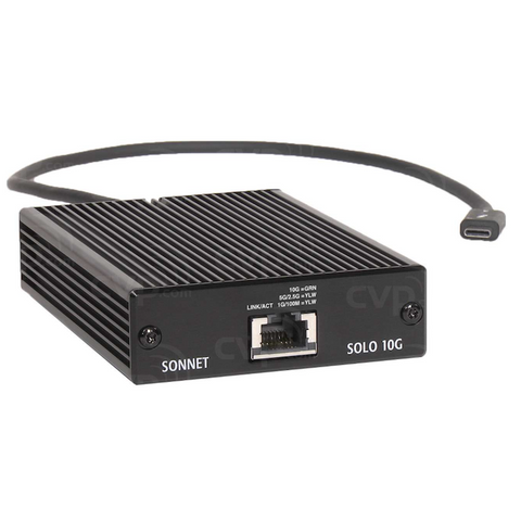 SONNET Solo 10G TB3 to 10GBASE-T Ethernet Adapter Adapter
