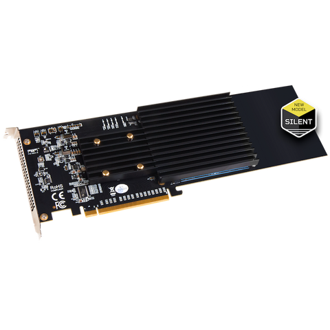 SONNET Fusion SSD M.2 4x4 PCIe Card, new Generation Expansionskort Fusion SSD M.2 4x4 PCIe Card - V2 sonnet fusion ssd m.2 4x4 pcie card