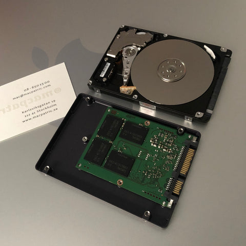 Byte till SSD Montering Byte till SSD - Vi shälper dig montera SSD MAC