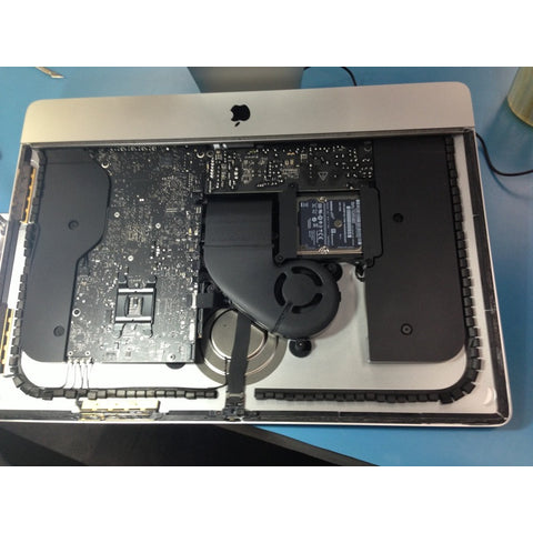 Byte till SSD iMac 21" 2012-2019 Montering Uppgradering minne iMac 21,5" 2012-2015 - byta minne imac 21 5