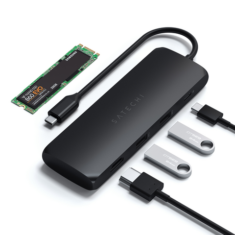 Satechi USB-C HYBRID SSD-lagring - USB-C Lagring