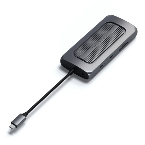 Satechi USB Type-C Multi-Port Adapter 4K Gigabit Ethernet - mac usb-c