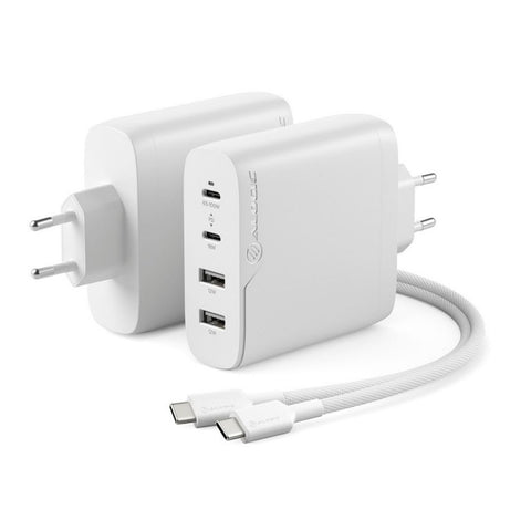 ALOGIC Rapid Power 100W GaN-laddare 4-portars inkl. 2 m USB-C-laddkabel