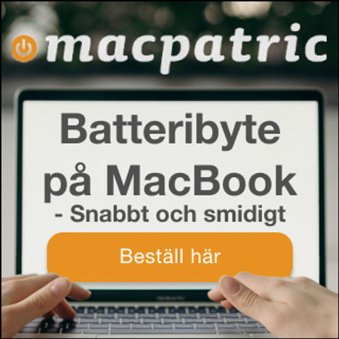 Batteribyte Macbook Pro 2016, 2017 samt 2018