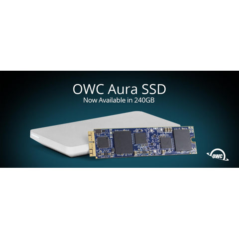 Vi har lagt till en ny 240 GB modell till OWC Aura Pro SSD familjen
