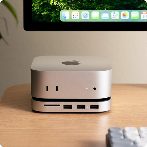 Satechi Mac Mini M4 Stand & Hub – Perfekt kompanjon för din Mac Mini M4