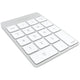 Satechi Slim Wireless Keypad - Uppladdningsbar Bluetooth-knappsats av aluminium Tangentbord LMP Bluetooth Keypad2 -Mac numeriskt tangentbord