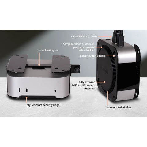 SONNET MacCuff mini VESA mounting frame för Mac mini 2024+ Kabinett SONNET MacCuff mini VESA för Mac mini 2024+ | Köp fäste för MacMini
