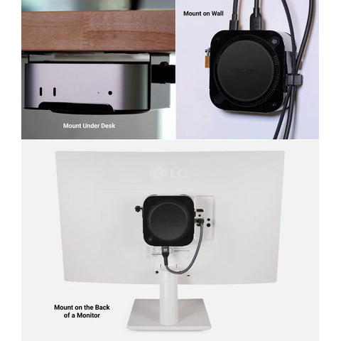 SONNET MacCuff mini VESA mounting frame för Mac mini 2024+ Kabinett SONNET MacCuff mini VESA för Mac mini 2024+ | Köp fäste för MacMini