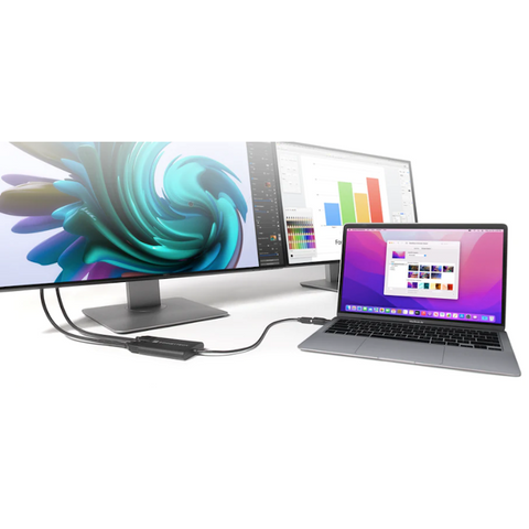 SONNET USB-A Dual 4K 60Hz HDMI 2.0 Adapter for M1 Macs Dual DisplayPort Adapter 