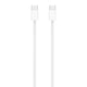 Levereras med en vävd usb-c-laddningskabel som används för både parkoppling.