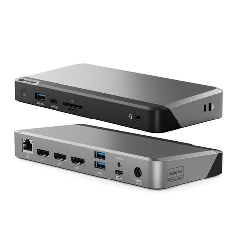 ALOGIC PRIME DX3 Dock - Universal dockningsstation med trippla 4K och 100W PD