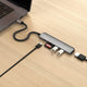 Tack vare stöd för upp till 100 W passthrough-laddning via USB-C hålls din enhet laddad
