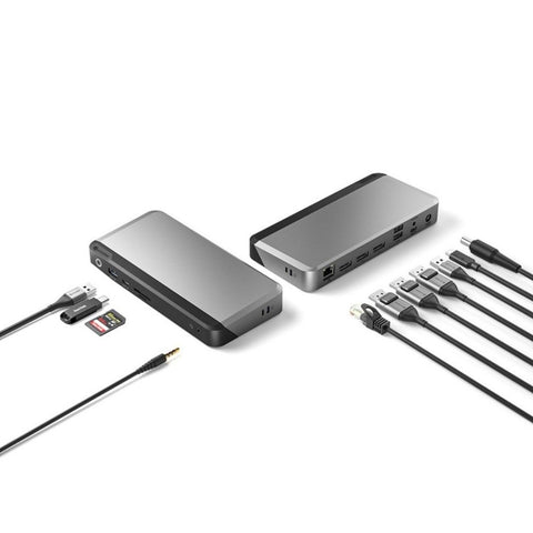 ALOGIC PRIME DX3 Dock - Universal dockningsstation med trippla 4K och 100W PD