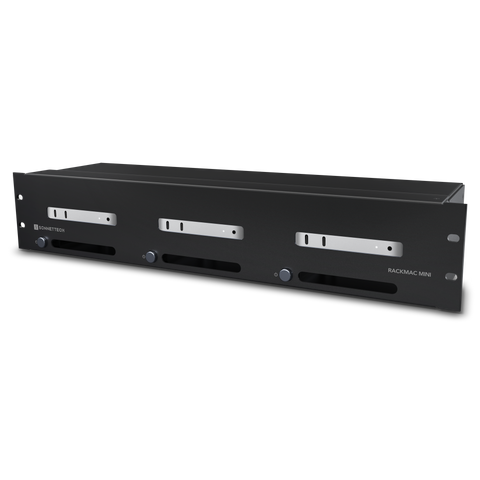 SONNET RackMac mini, 2U for (3) Mac mini 2024+ Tillbehör RackMac mini, 2U for (3) Mac mini 2024+  | Köp serverrack för Mac Mini