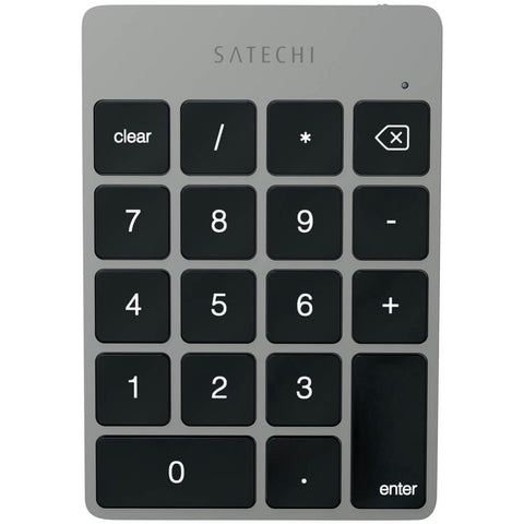 Satechi Slim Wireless Keypad - Uppladdningsbar Bluetooth-knappsats av aluminium Tangentbord LMP Bluetooth Keypad2 -Mac numeriskt tangentbord