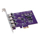 SONNET Allegro USB 3.2 kort PCIe 4 port Expansionskort 