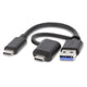 LMP USB-C 2.5" externt kabinett med adapter Extern Hårddisk 
