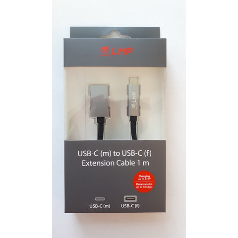 LMP USB-C till USB-C förlängningskabel  1 m med 10 Gbps och 100 W Kabel 