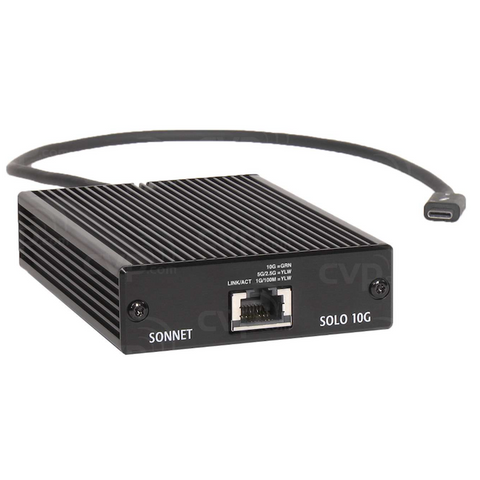 SONNET Solo 10G TB3 to 10GBASE-T Ethernet Adapter Tillbehör 