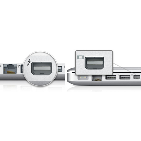Mini-displayport till Displayport-kabel Vit 1 m Kabel 