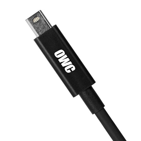 OWC Thunderbolt Cable (Thunderbolt 2) Kabel OWC Thunderbolt Cable - Black - Marknadens bästa Thunderbolt kabel