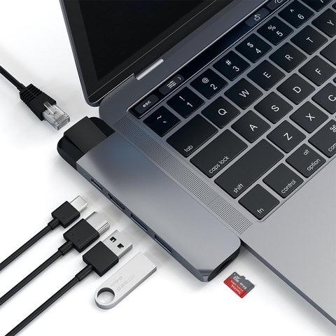 Satechi USB-C PRO Hub med 4K HDMI och Ethernet Tillbehör Satechi USB-C PRO Hub med 4K HDMI och Ethernet usb-c hub hdmi ethernet