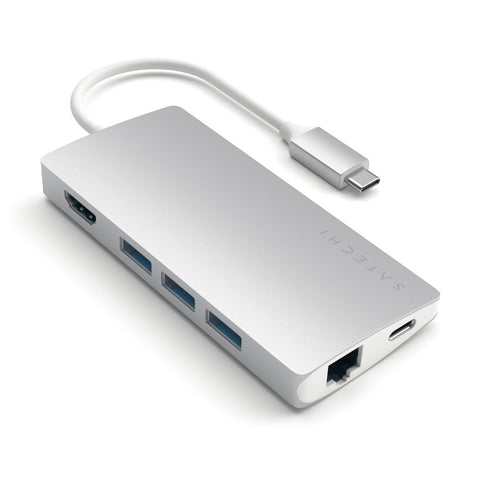 Satechi USB Type-C Multi-Port Adapter 4K Gigabit Ethernet V2 Tillbehör Satechi USB Type-C Multi-Port Adapter 4K Gigabit Ethernet - mac usb-c