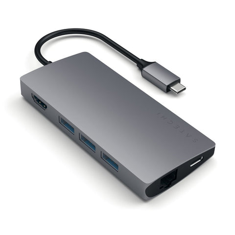 Satechi USB Type-C Multi-Port Adapter 4K Gigabit Ethernet V2 Tillbehör Satechi USB Type-C Multi-Port Adapter 4K Gigabit Ethernet - mac usb-c
