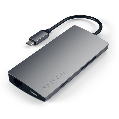 Satechi USB Type-C Multi-Port Adapter 4K Gigabit Ethernet V2 Tillbehör Satechi USB Type-C Multi-Port Adapter 4K Gigabit Ethernet - mac usb-c