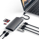 Satechi USB Type-C Multi-Port Adapter 4K Gigabit Ethernet V2 Tillbehör Satechi USB Type-C Multi-Port Adapter 4K Gigabit Ethernet - mac usb-c
