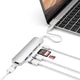 Satechi Slim USB-C MultiPort Adapter V2 med HDMI, USB 3.0 portar samt kortläsare Tillbehör 