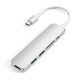 Satechi Slim USB-C MultiPort Adapter V2 med HDMI, USB 3.0 portar samt kortläsare Tillbehör 