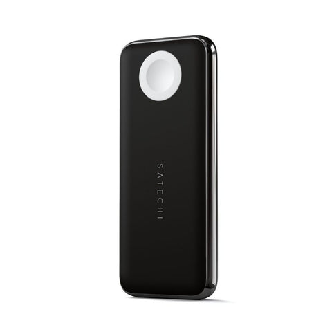 Satechi Powerbank med inbyggd Qi-laddning och Apple Watch laddning Batteri Powerbank med inbyggd Qi-laddning och power bank apple watch
