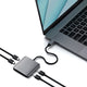Satechi Aluminum 4-portars USB-C-hubb Adapter satechi 4 Usb-c Hubb