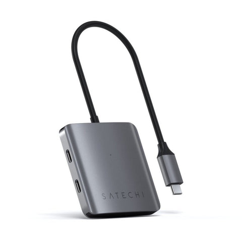 Satechi Aluminum 4-portars USB-C-hubb Adapter satechi 4 Usb-c Hubb