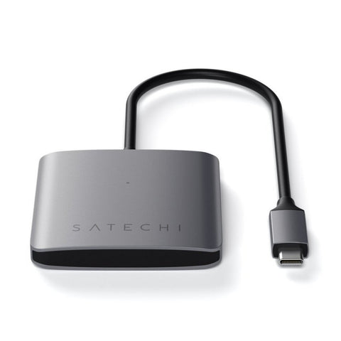 Satechi Aluminum 4-portars USB-C-hubb Adapter satechi 4 Usb-c Hubb