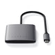 Satechi Aluminum 4-portars USB-C-hubb Adapter satechi 4 Usb-c Hubb
