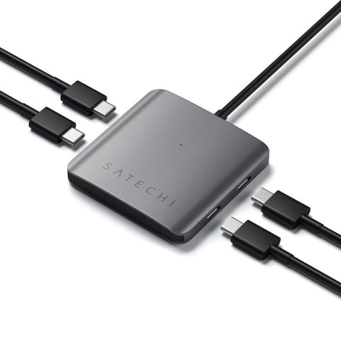 Satechi Aluminum 4-portars USB-C-hubb Adapter satechi 4 Usb-c Hubb